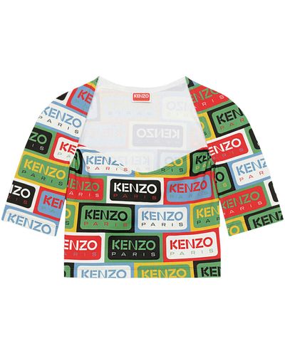 KENZO Labels Top - Multicolour
