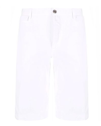 PT Torino Cotton Bermuda Shorts - White