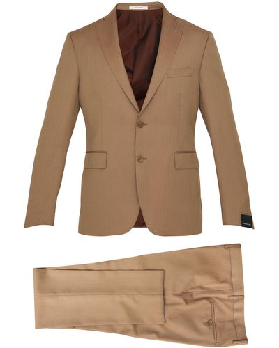 Tagliatore Wool Two-piece Suit - Brown