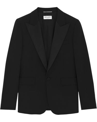 Saint Laurent Tuxedo Jacket - Black