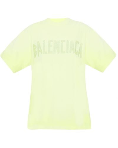 Balenciaga Tape Type T-shirt - Yellow