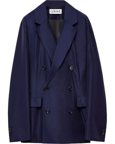 Loewe Technical wool jacket - Blu