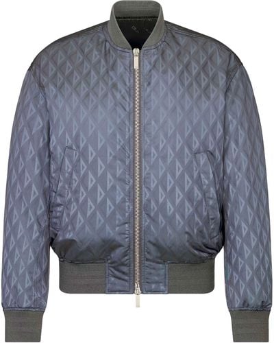 Dior Cd Diamond Bomber Jacket - Blue