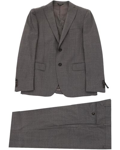 Tonello Wool Suit Gray