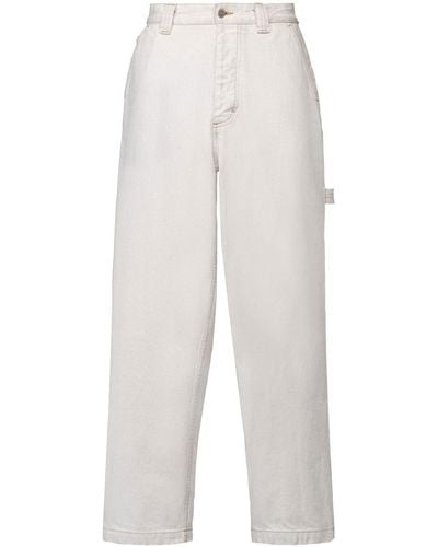 Maison Margiela Cotton Denim Pants - White