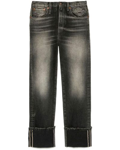 R13 Cuffed Courtney Jeans - Gray