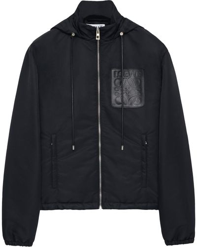 Loewe Padded Jacket In Nylon - Black