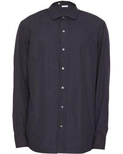 Salvatore Piccolo Cotton Shirt - Black