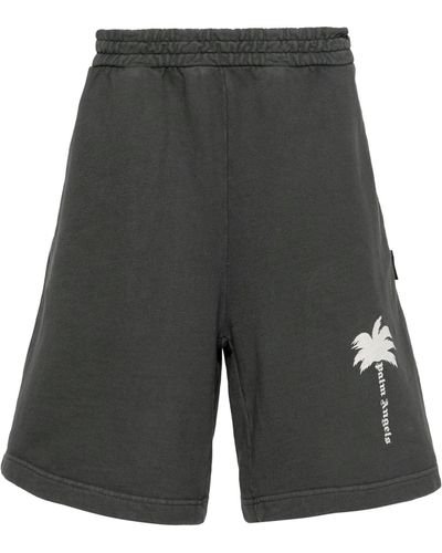 Palm Angels The Palm Bermuda Shorts - Gray