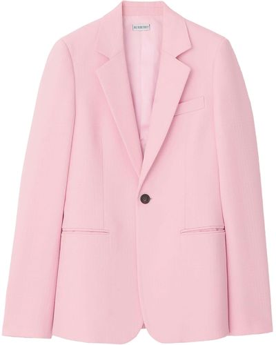Burberry Tailored Jacket - Pink