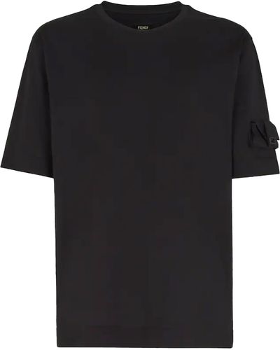 Fendi Baguette Sleeve T-shirt - Black
