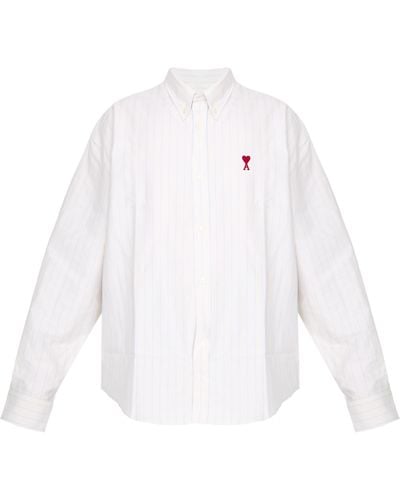 Ami Paris Ami De Coeur Shirt - White