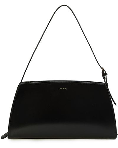 The Row Dalia Baguette Handle Bag - Black
