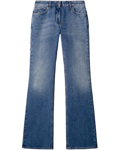 Off-White c/o Virgil Abloh Slim Flared Jeans - Blue