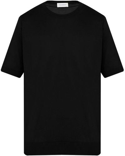 John Smedley Kempton Tshirt - Black