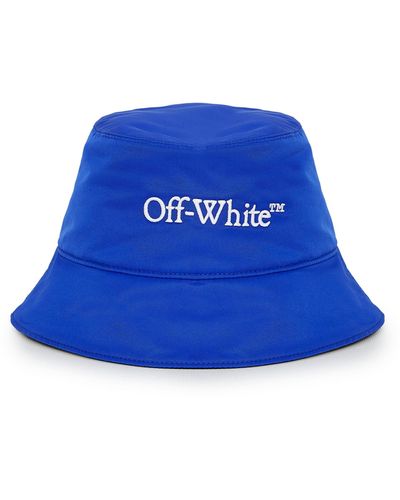 Off-White c/o Virgil Abloh Reversible nylon bucket hat - Blu