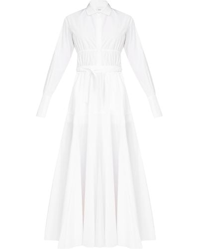 Patou Shirt Dress - White