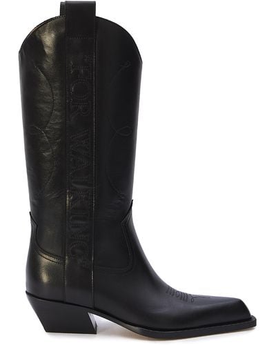 Off-White c/o Virgil Abloh For Walking Texan Boots - Black