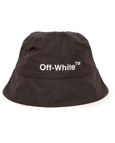 Off-White c/o Virgil Abloh Helvetica Bucket Hat - Black