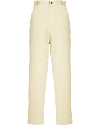 Ami Paris Cotton Pants - Natural