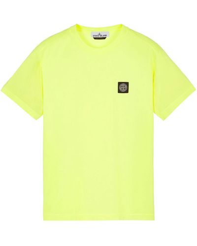 Stone Island Cotton T-shirt - Yellow