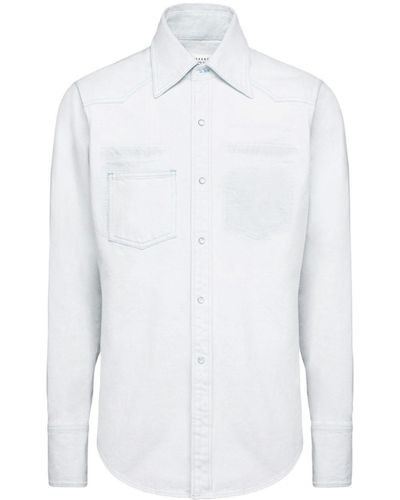 Maison Margiela Cotton Denim Shirt - White
