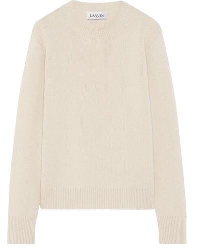 Lanvin Wool And Cashmere Jumper - Natural