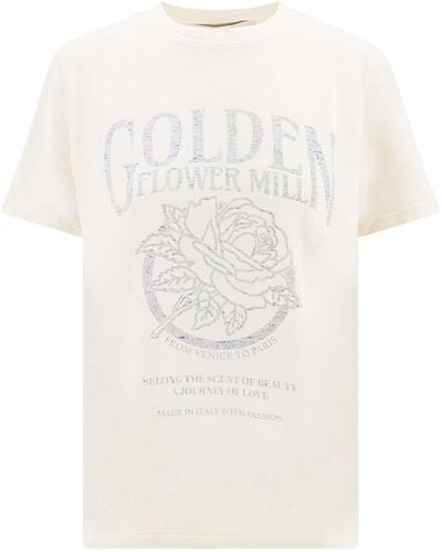 Golden Goose T-shirt con stampa - Bianco