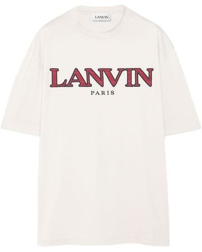 Lanvin T-shirt classic curb - Bianco