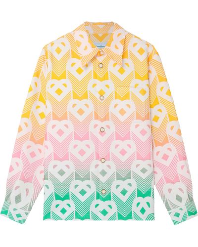 Casablancabrand Gradient Heart Shirt - Multicolor