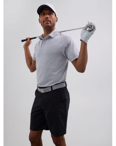 Lee Jeans Mens Golf Series Feeder Stripe Polo Shirt - Multicolor