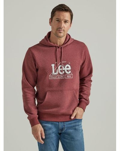 Lee Jeans Trademark Graphic Hoodie - Red