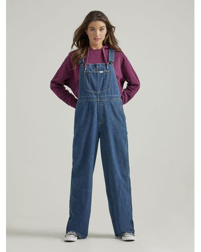 Lee Jeans Womens Bib Overall - Blue