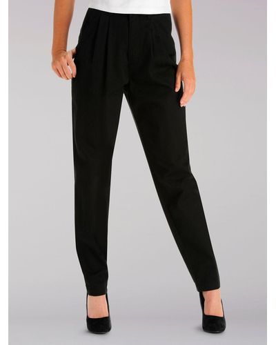 Lee Jeans Side Elastic Pants Petite - Black