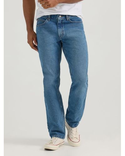 Lee Jeans Regular Fit Straight Leg Jeans - Blue