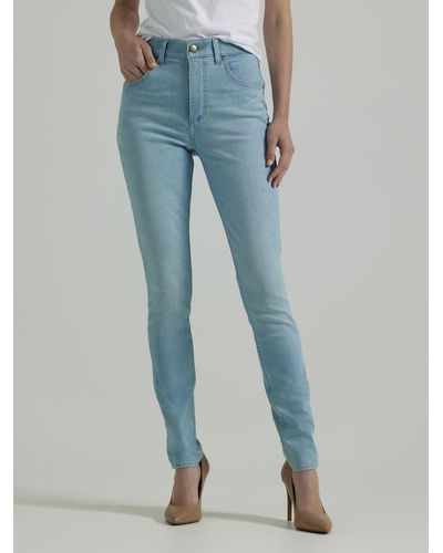 Lee Jeans Ultra Lux Comfort High Rise Skinny Leg Jeans - Blue