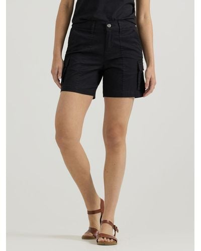 Lee Jeans Ultra Lux Comfort Flex-to-go Relaxed Cargo Shorts - Black