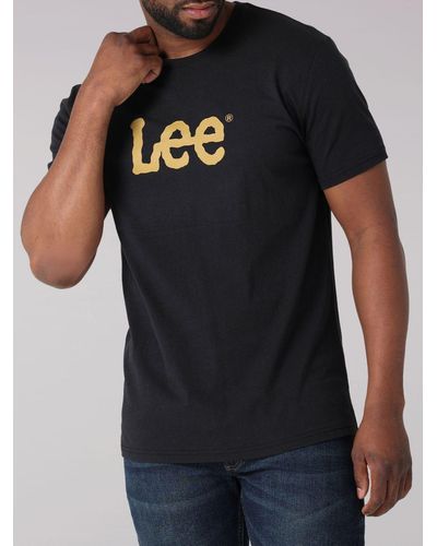 Lee Jeans Solid T-shirt - Black