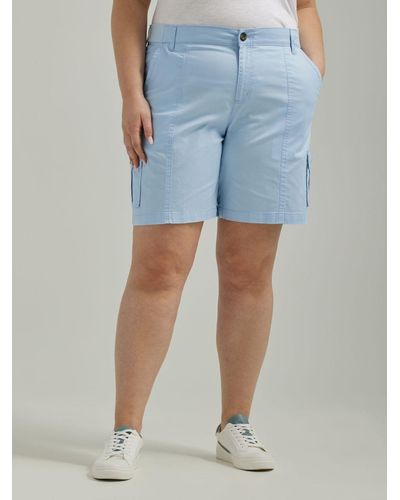 Lee Jeans Ultra Lux Flex-to-go Cargo Bermuda Shorts - Blue
