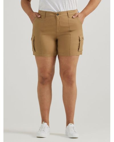Lee Jeans Ultra Lux Comfort Flex-to-go Relaxed Cargo Shorts Tan - Natural