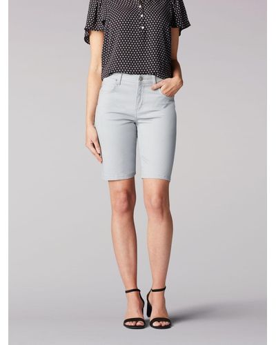 Lee Jeans Relaxed Fit Kathy Bermuda - Gray