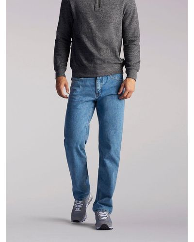 Lee Regular Fit Straight Leg Jeans for Men - Up to 50% off | Lyst