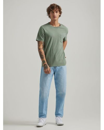 Lee Jeans Mens Oscar Super Relaxed Jeans - Green