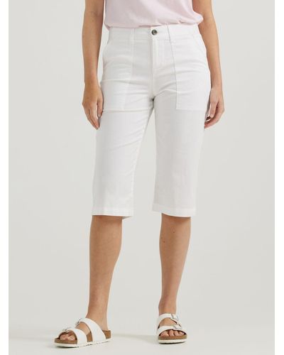 Lee Jeans Ultra Lux Comfort Flex-to-go Relaxed Utility Skimmer - White