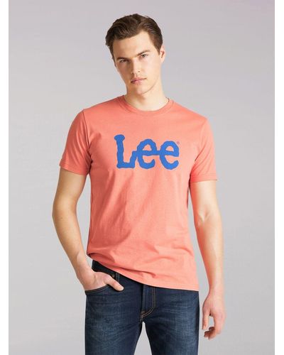 Lee Jeans Eu Wobbly Logo T-shirt - Multicolor