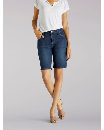 Lee Jeans Relaxed Fit Kathy Bermuda - Blue