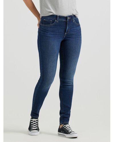 Lee Jeans Ultra Lux Comfort Slim Fit Skinny Jeans - Blue