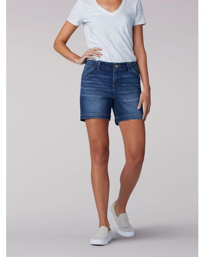 Lee Jeans Regular Fit Chino Shorts - Blue