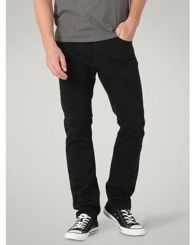 Lee Jeans Extreme Motion Mvp Slim Fit Tapered Jeans - Black
