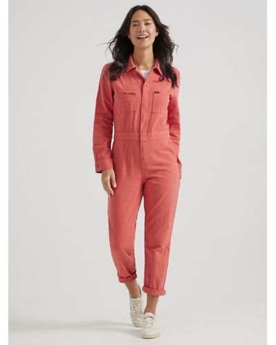 Lee Jeans Womens Union-alls - Red